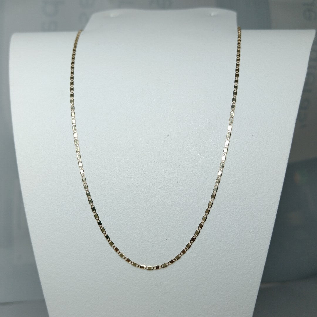 CADENA TEJIDO MARINERO 1.91GR 55 CM (NUEVO)