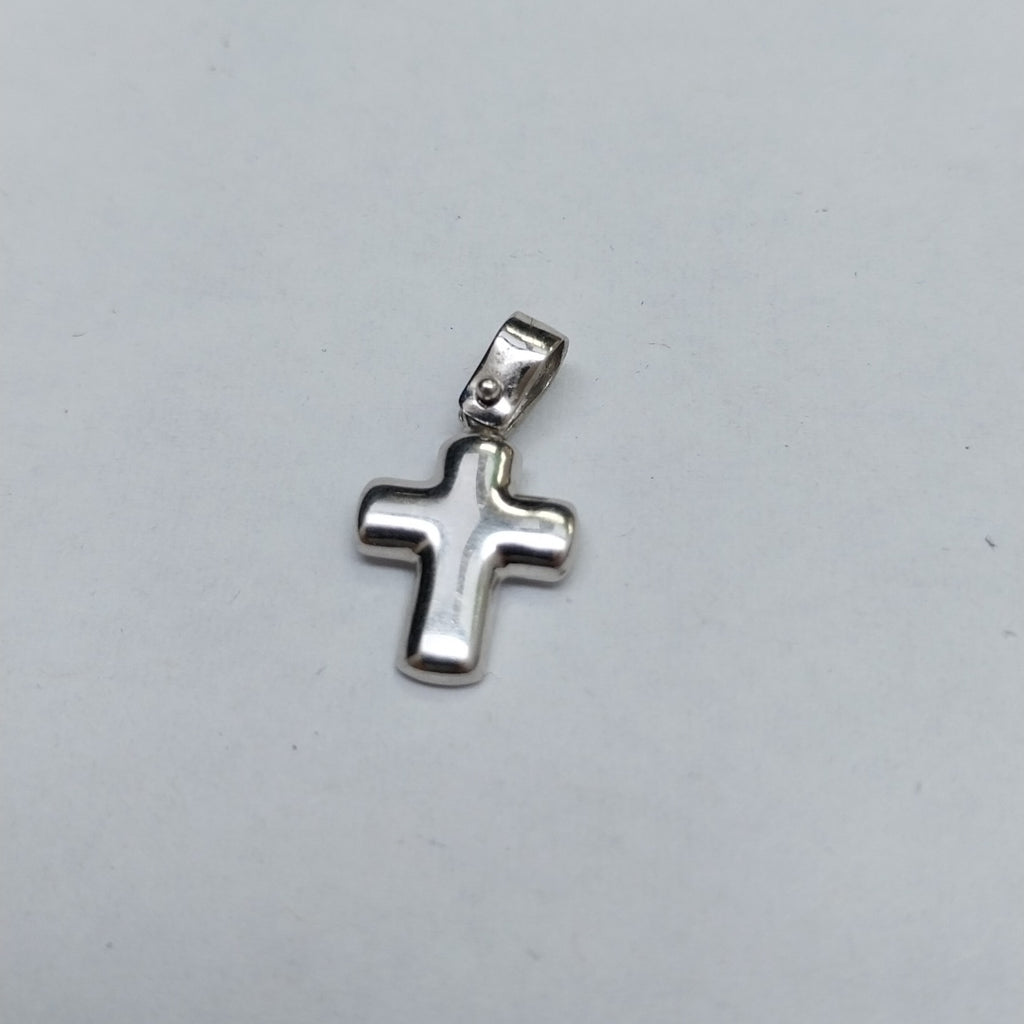 10157REL00000B1099 FRD23 CRUZ ORO BLANCO ORO 14K 0.9GRS (NUEVO)