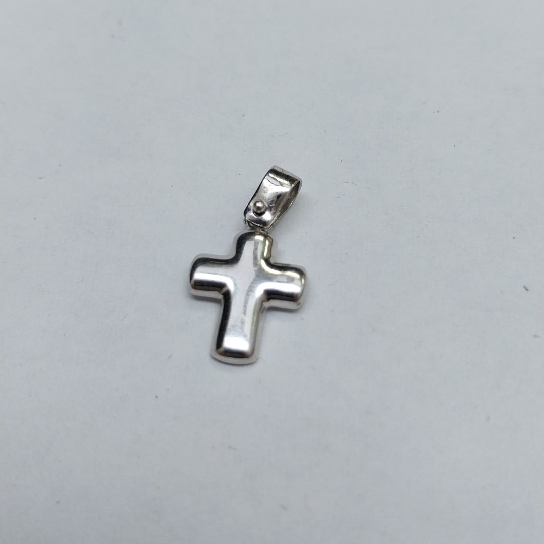 10157REL00000B1099 FRD23 CRUZ ORO BLANCO ORO 14K 0.9GRS (NUEVO)