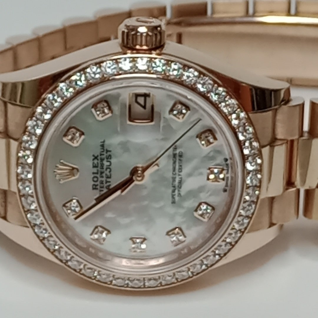 RELOJ CAJA Y PULSO ORO. ORO. 18 K 108.7 GRMS (SEMINUEVO)