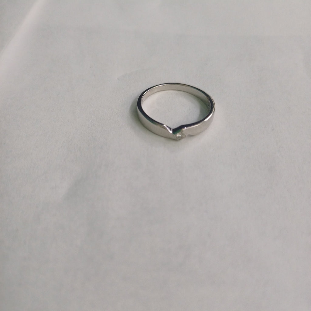 ANILLITO. ORO, ORO BLANCO. 14 K 2.1 GRMS (SEMINUEVO)