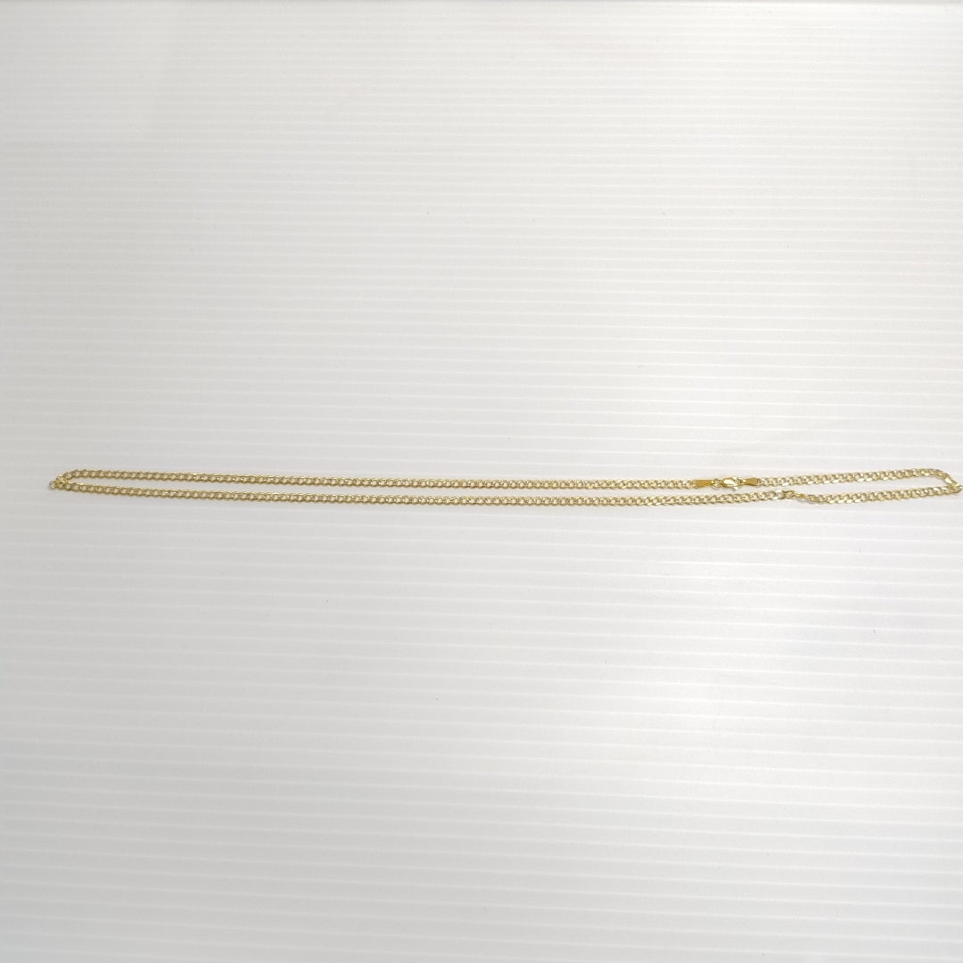 CADENA BARBADA 10.1G 60 CM (NUEVO)