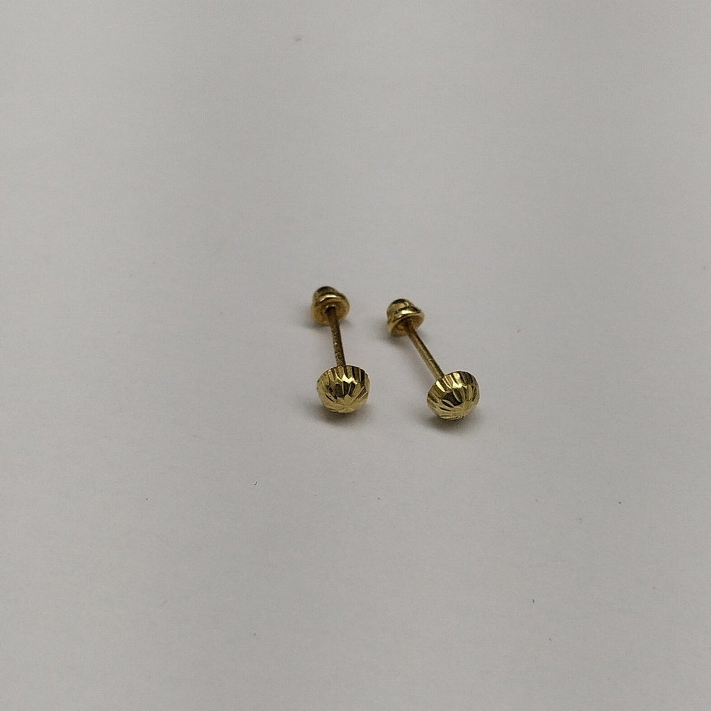 BROQUELES ORO 14K 1 (NUEVO)