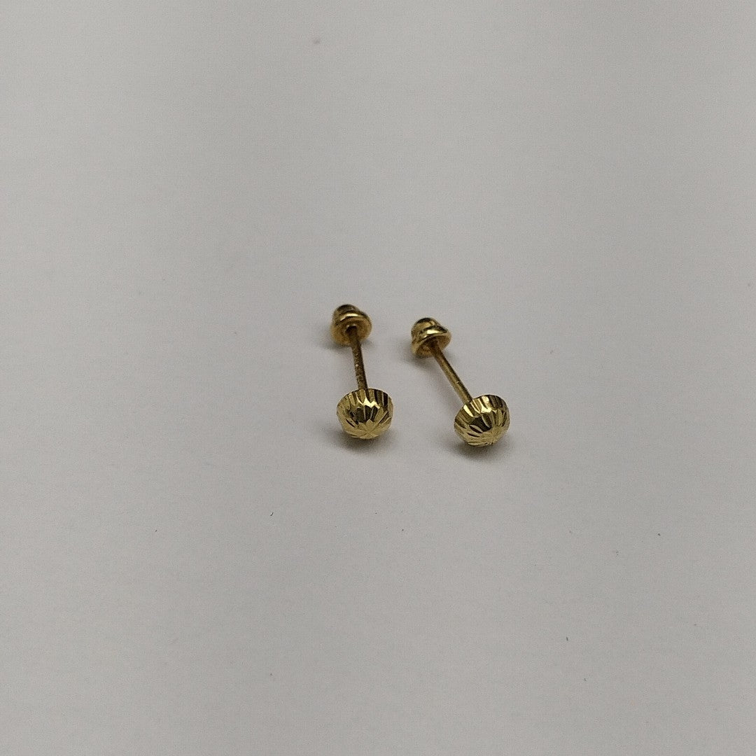 BROQUELES ORO 14K 1 (NUEVO)