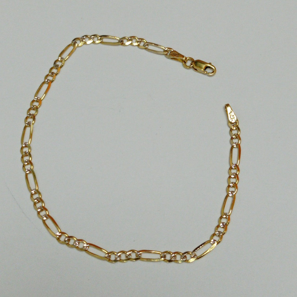 PULSERA 3 X 1 DIAMANTADA 3.1GR 18 CM (NUEVO)