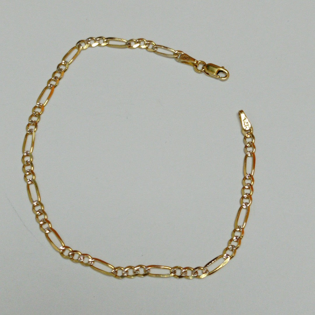 PULSERA 3 X 1 DIAMANTADA 3.1GR 18 CM (NUEVO)