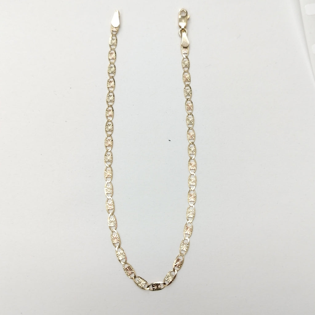 PULSERA TEJIDO MARINERO 3.81GR 23 CM (NUEVO)