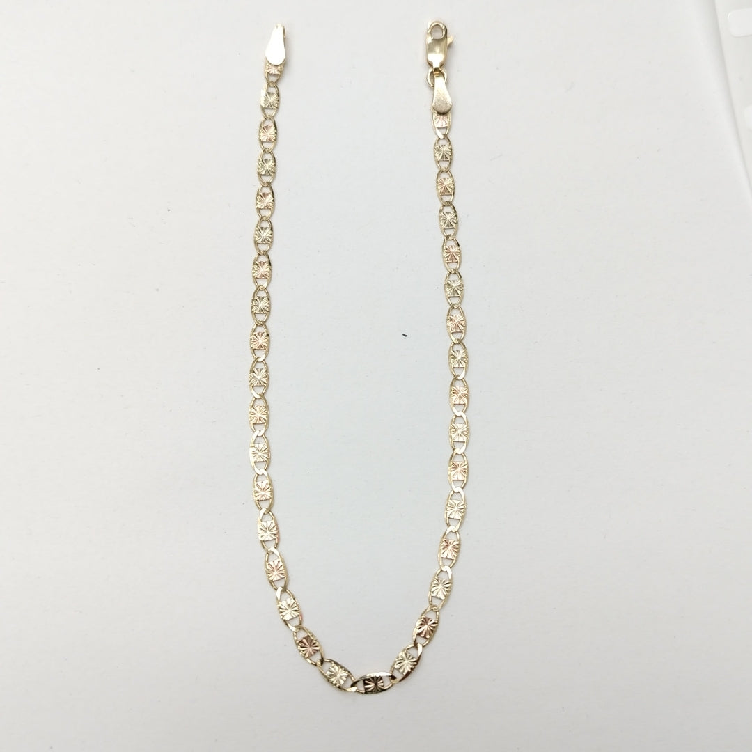 PULSERA TEJIDO MARINERO 3.81GR 23 CM (NUEVO)