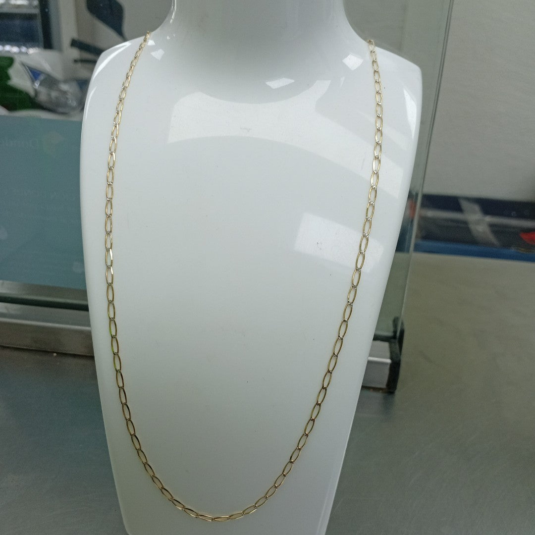 K1 4,10 GRMS 14 K ESPECIFICACIONES COMPLEMENTARIAS CADENA DIAMANTADA TEJIDO ESLA (SEMINUEVO)