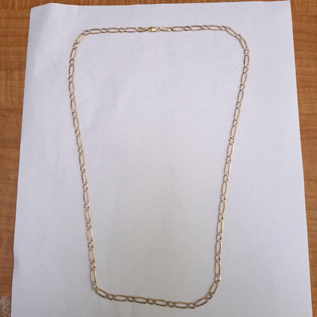 CADENA. ORO, RODIADO 14 K 11.4 GRMS (SEMINUEVO)