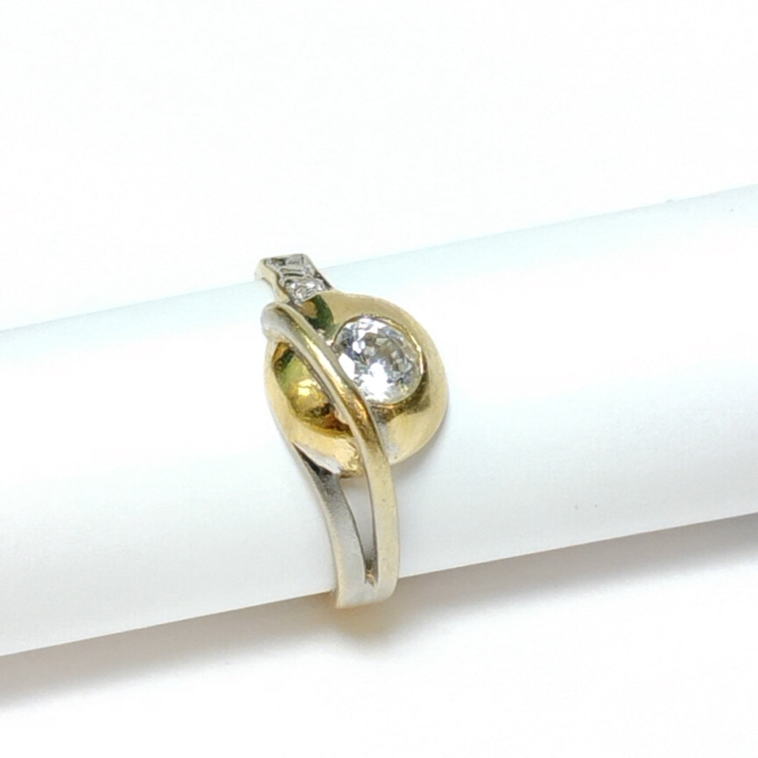 K1 3,40 GRMS 14 K ESPECIFICACIONES COMPLEMENTARIAS ANILLITO CON CIRCONIA APTO PA (SEMINUEVO)