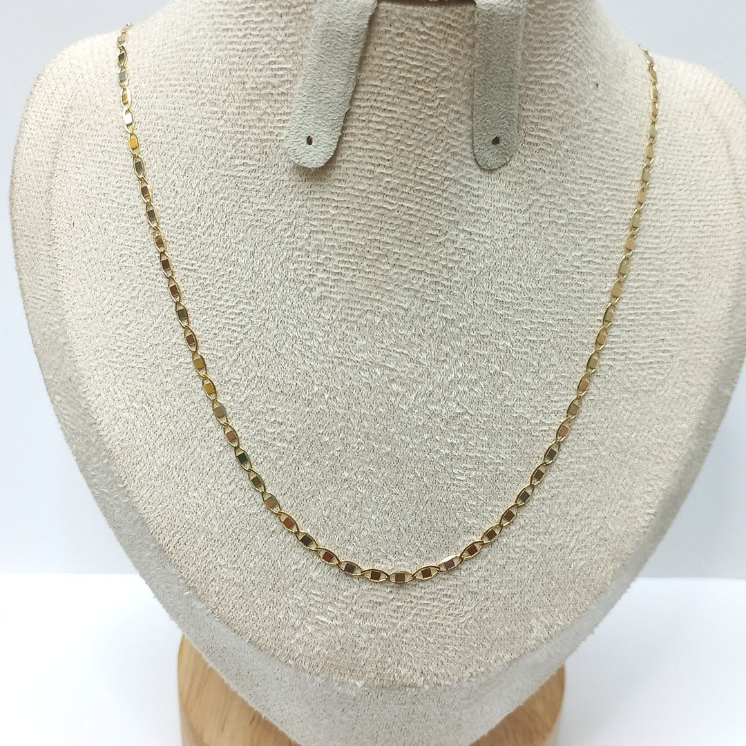 CADENA ESPECIAL MARINERA ESPEJO 3.61G 55 CM (NUEVO)