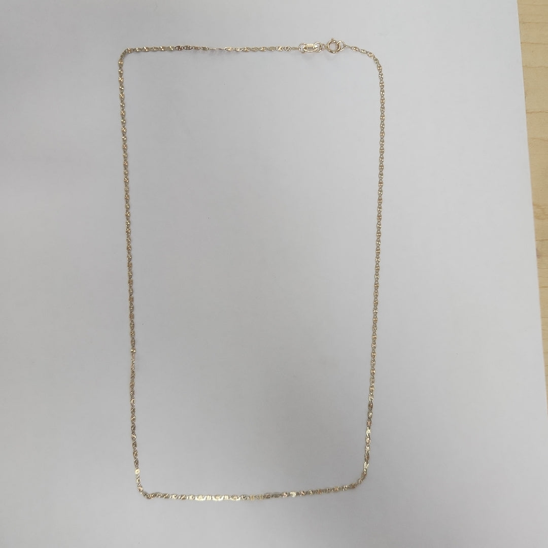 CADENA TEJIDO MARINERO 1.91GR 50 CM (NUEVO)