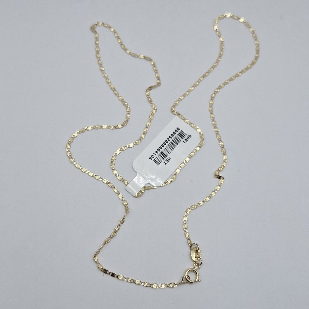 CADENA TEJIDO MARINERO 2.21GR 55 CM (NUEVO)