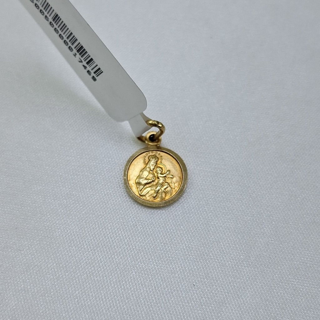 10283REL00000B942 FRD19 MEDALLA DE SAN BENITO MINI ORO 14K 1.6GRS (NUEVO)