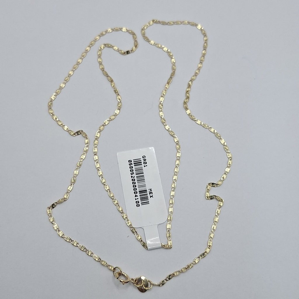 CADENA TEJIDO MARINERO 2.21GR 55 CM (NUEVO)