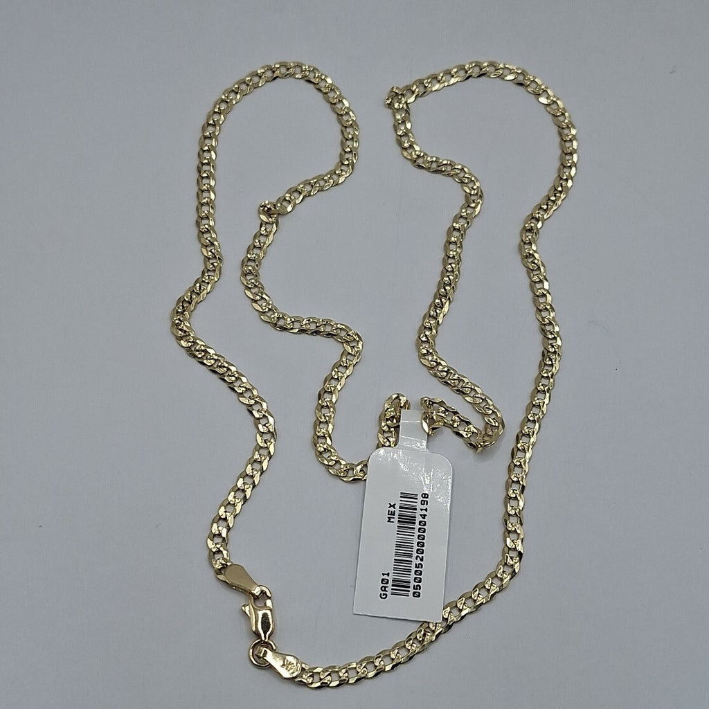 CADENA BARBADA DIAMANTADA 12.51GR 60 CM CM (NUEVO)