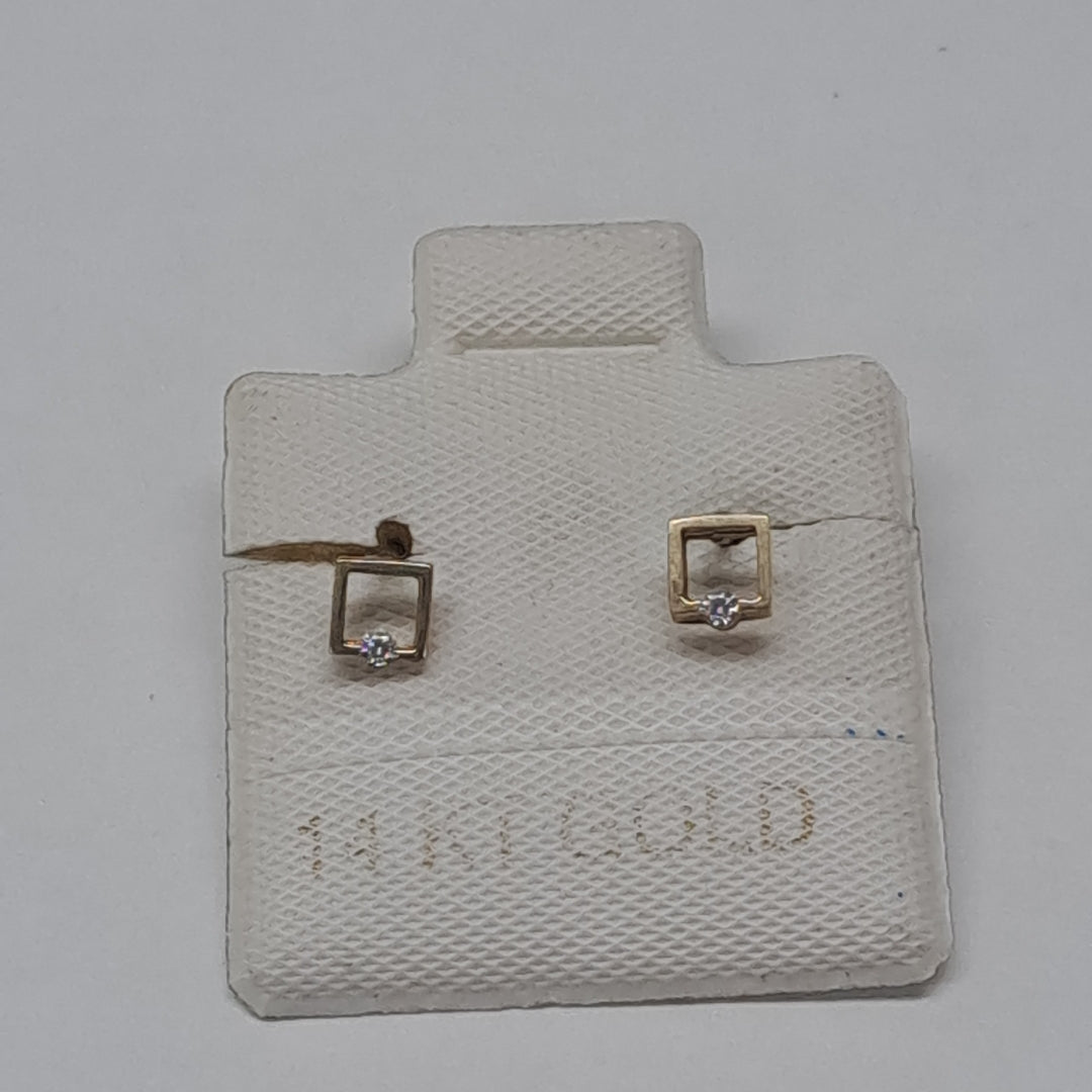 BROQUELES ORO 14K 1 (NUEVO)