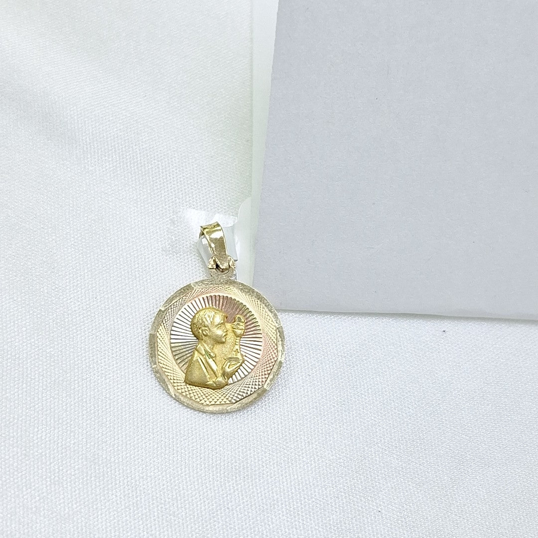 10149MED99900B167 FRD15 MEDALLAS ORO 14K 1.5GRS (NUEVO)