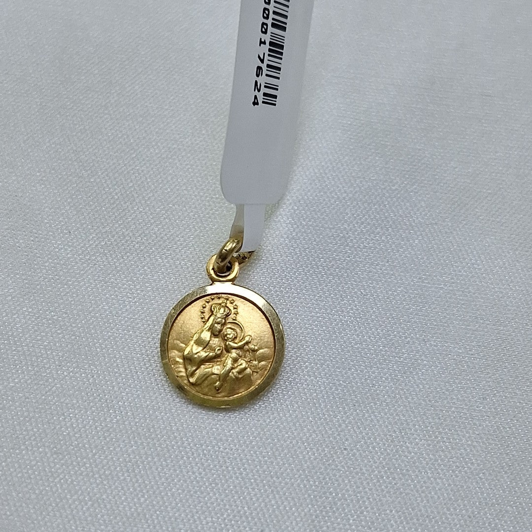 10287REL00000B955 FRD19 MEDALLA ESCAPULARIO ORO 14K 1.6GRS (NUEVO)