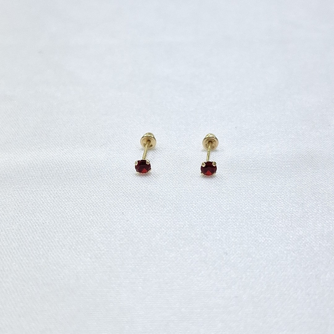 BROQUELES ORO 14K 1 (NUEVO)