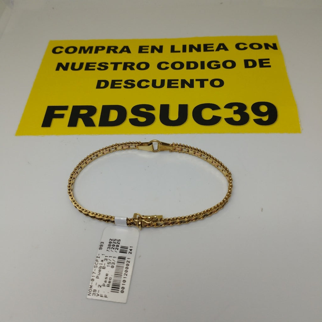 K1 8,00 GRMS 10 K ESPECIFICACIONES COMPLEMENTARIAS PULCERA TIPO BOLEADO BOCHE TI (SEMINUEVO)