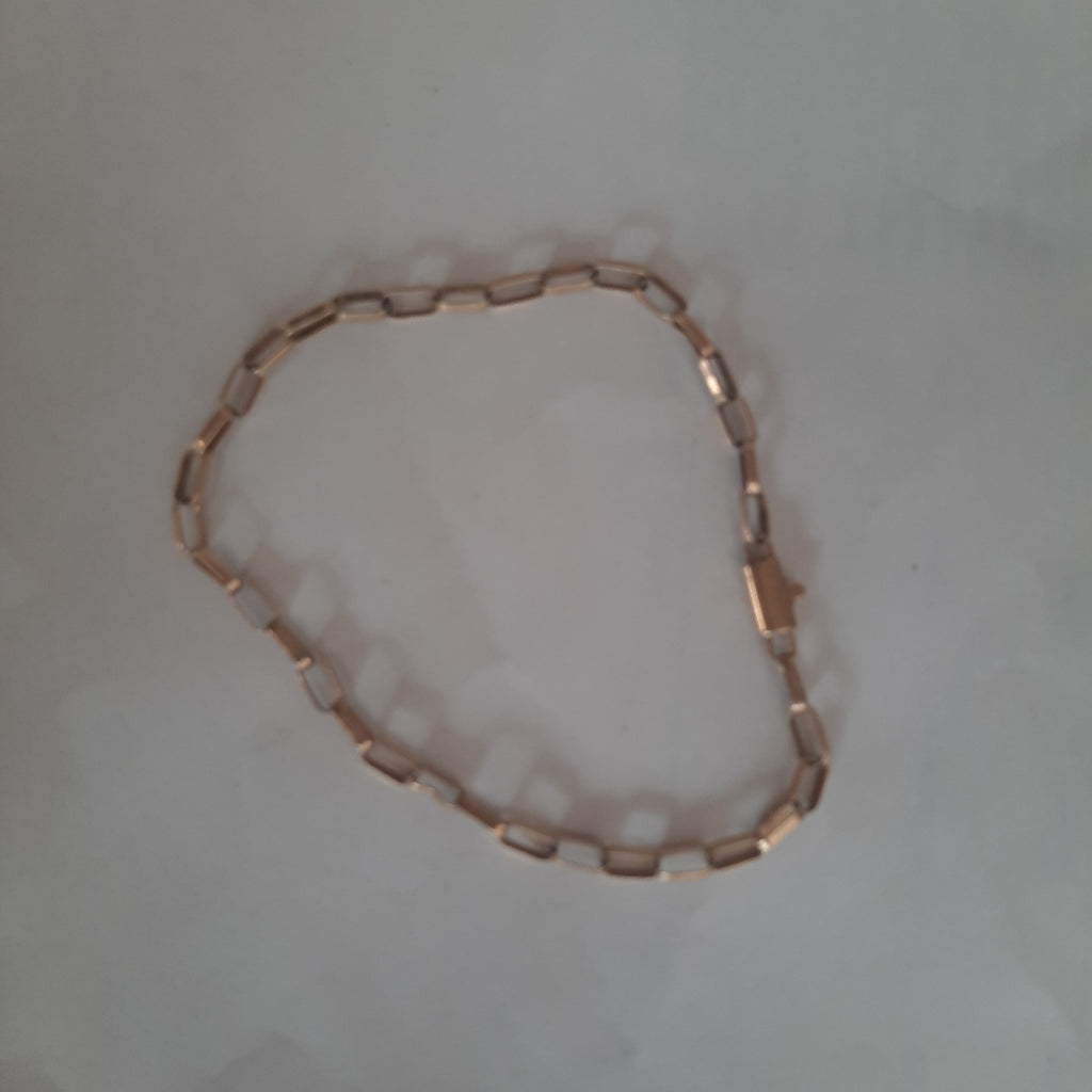 K1 4,10 GRMS 14 K ESPECIFICACIONES COMPLEMENTARIAS PULSERA TEJIDO ESLABONES EN B (SEMINUEVO)