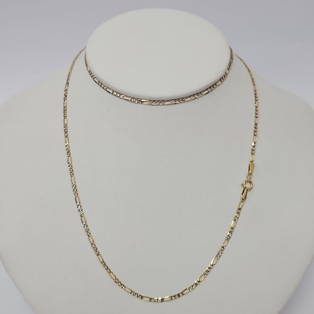 CADENAS CARTIER 3 1 DIAMANTADA ORO 14K 3.6 (NUEVO)