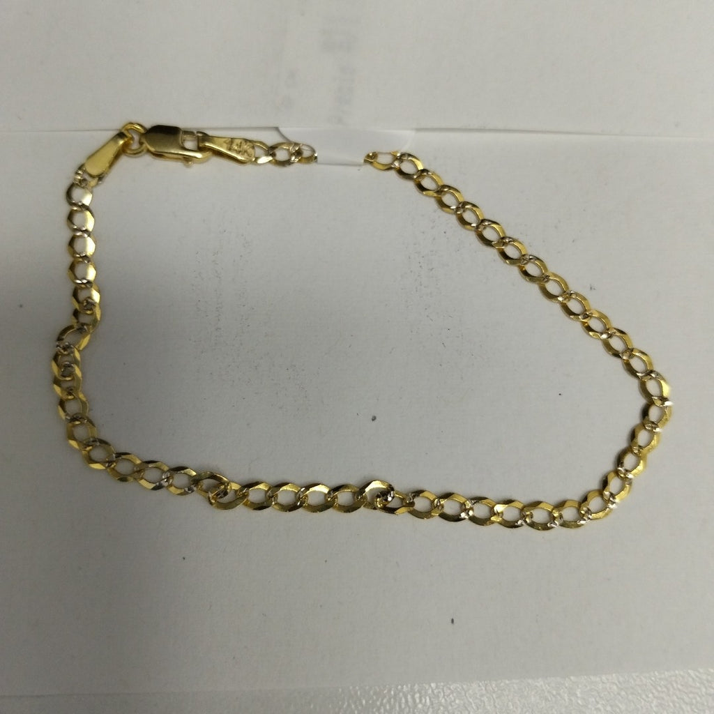 PULSERA BARBADA RODIO 1.9G 18 CM (NUEVO)