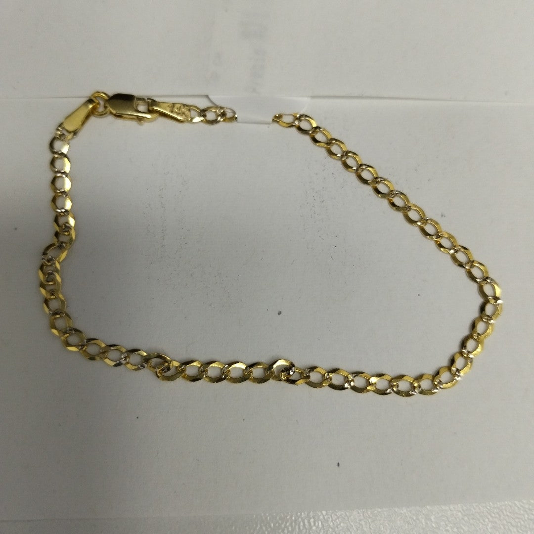 PULSERA BARBADA RODIO 1.9G 18 CM (NUEVO)