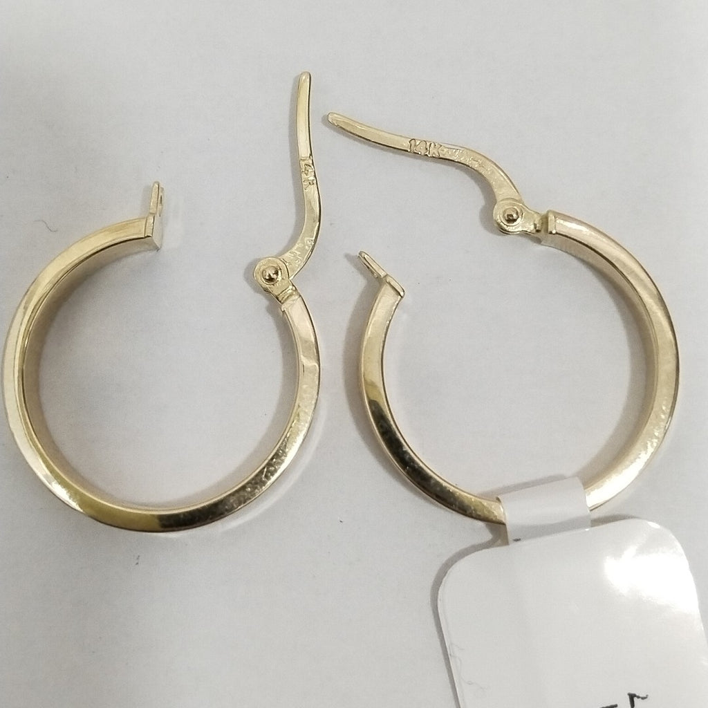 ARRACADAS ORO 14K 1.5 (NUEVO)