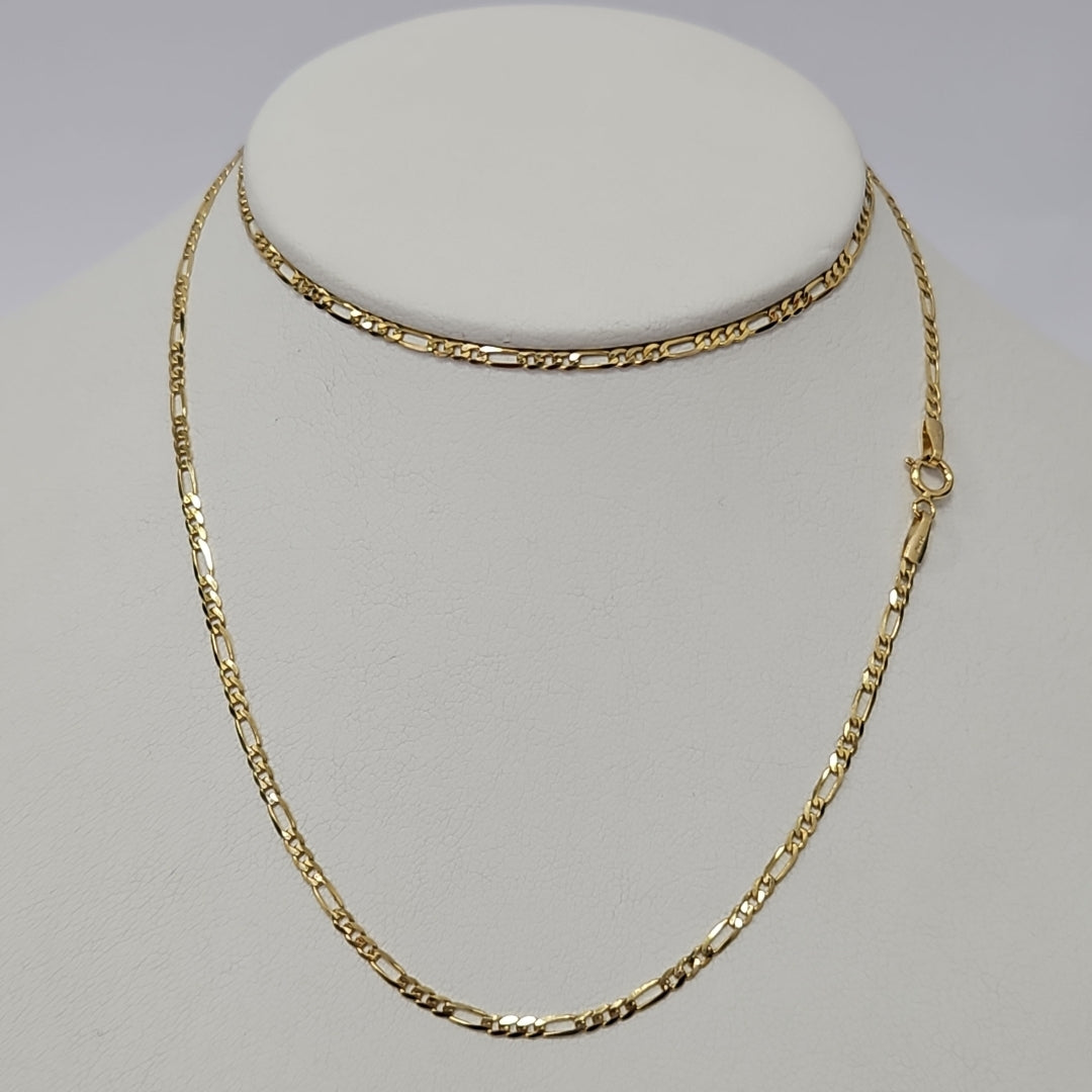 CADENAS CARTIER 3 1 AMARILLA ORO 14K 3.4 (NUEVO)