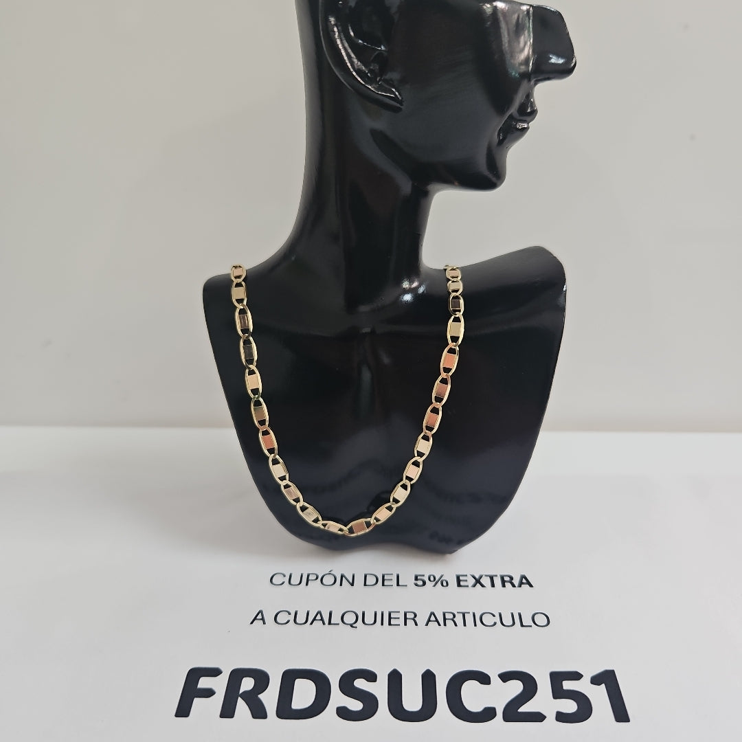 CADENA ESPECIAL MARINERA ESPEJO 6.8G 50 CM (NUEVO)