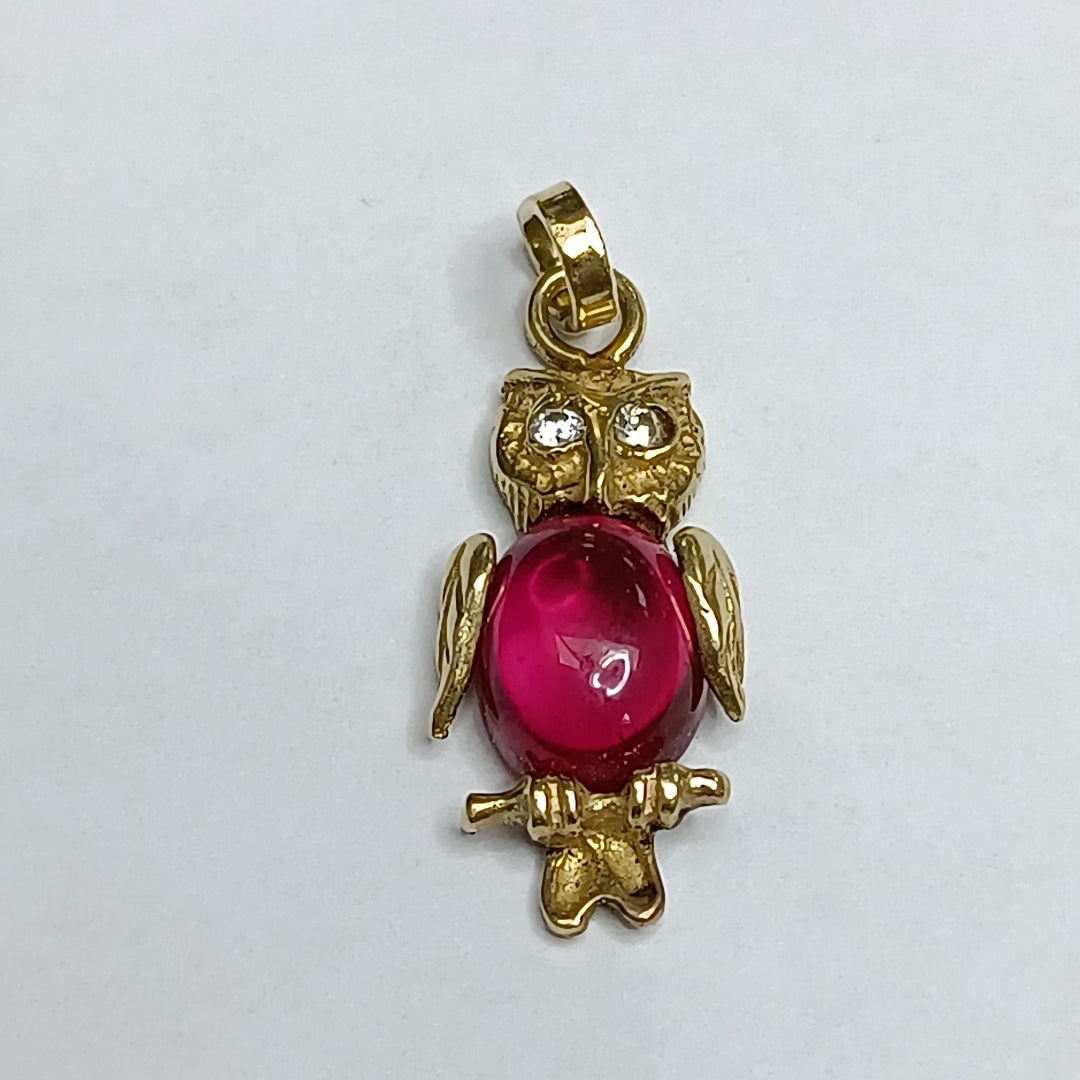 K1 2,30 GRMS 14 K ESPECIFICACIONES COMPLEMENTARIAS DIJE DE BUHO 14 K CON PDR A C (SEMINUEVO)