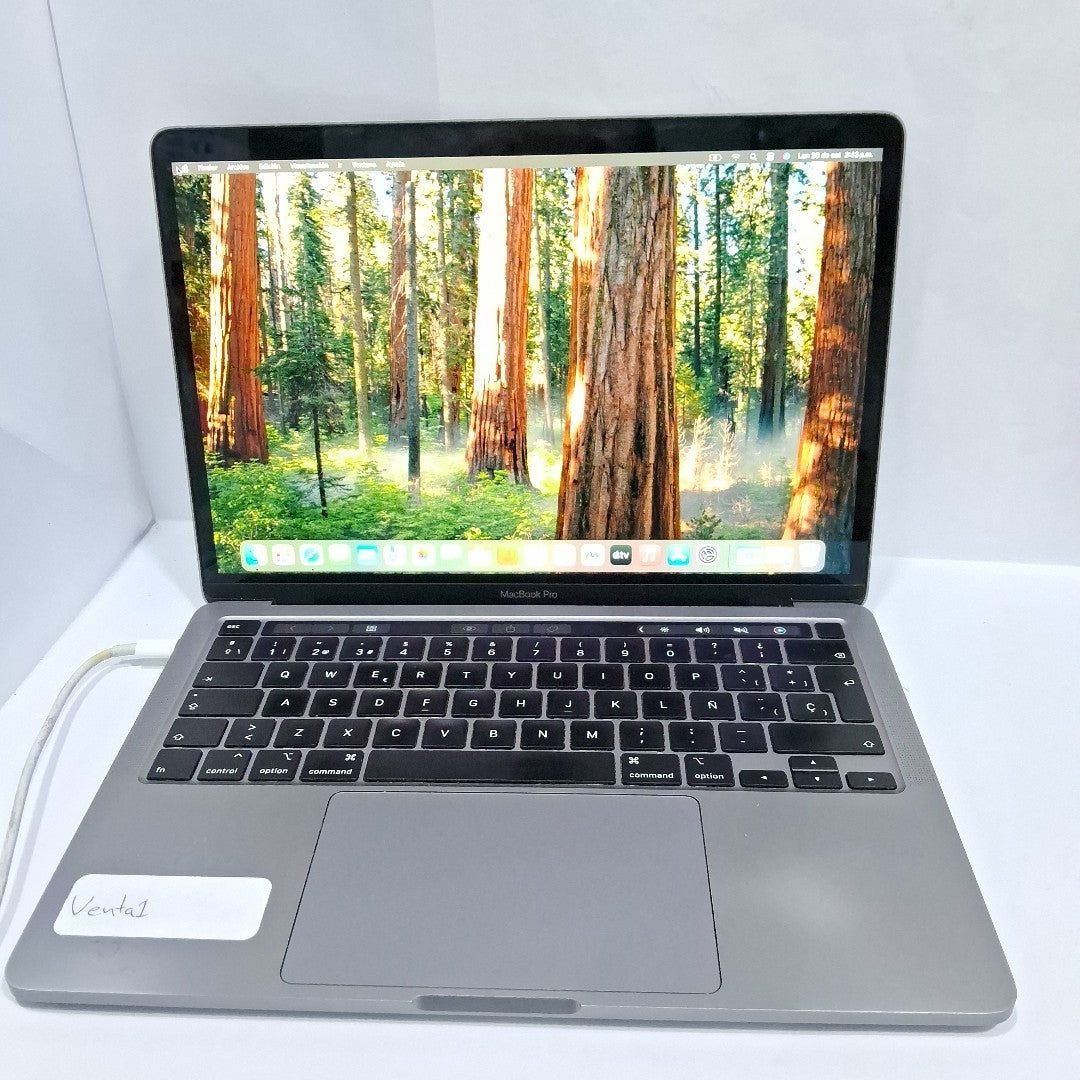 LAPTOP APPLE MACBOOK PRO 13" 2020 1.4 A2289 512 GB SSD 8 GB RAM (SEMINUEVO)