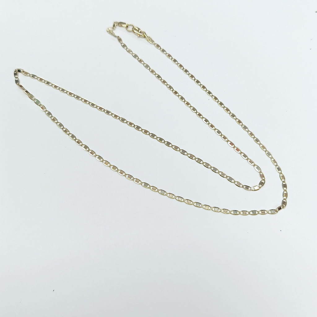 CADENA ESPECIAL MARINERA ESPEJO 3.71G 55 CM (NUEVO)