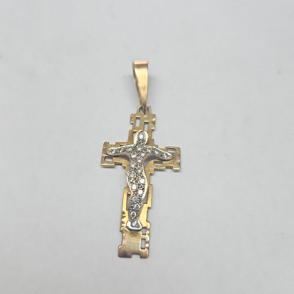 MEDALLA RELIGIOSA. ORO. 14 K 4 GRMS (SEMINUEVO)