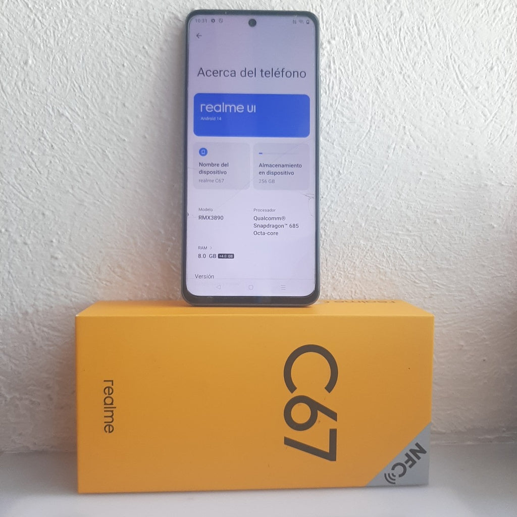 CELULAR REALME C67 RMX3890 (2023) 256 GB 8 GB RAM (SEMINUEVO)