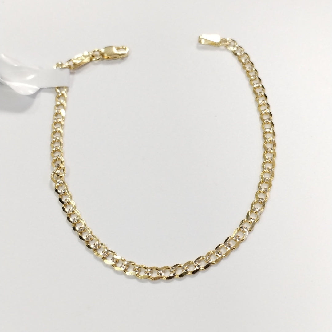 PULSERA BARBADA RODIO 3.1G 18 CM (NUEVO)