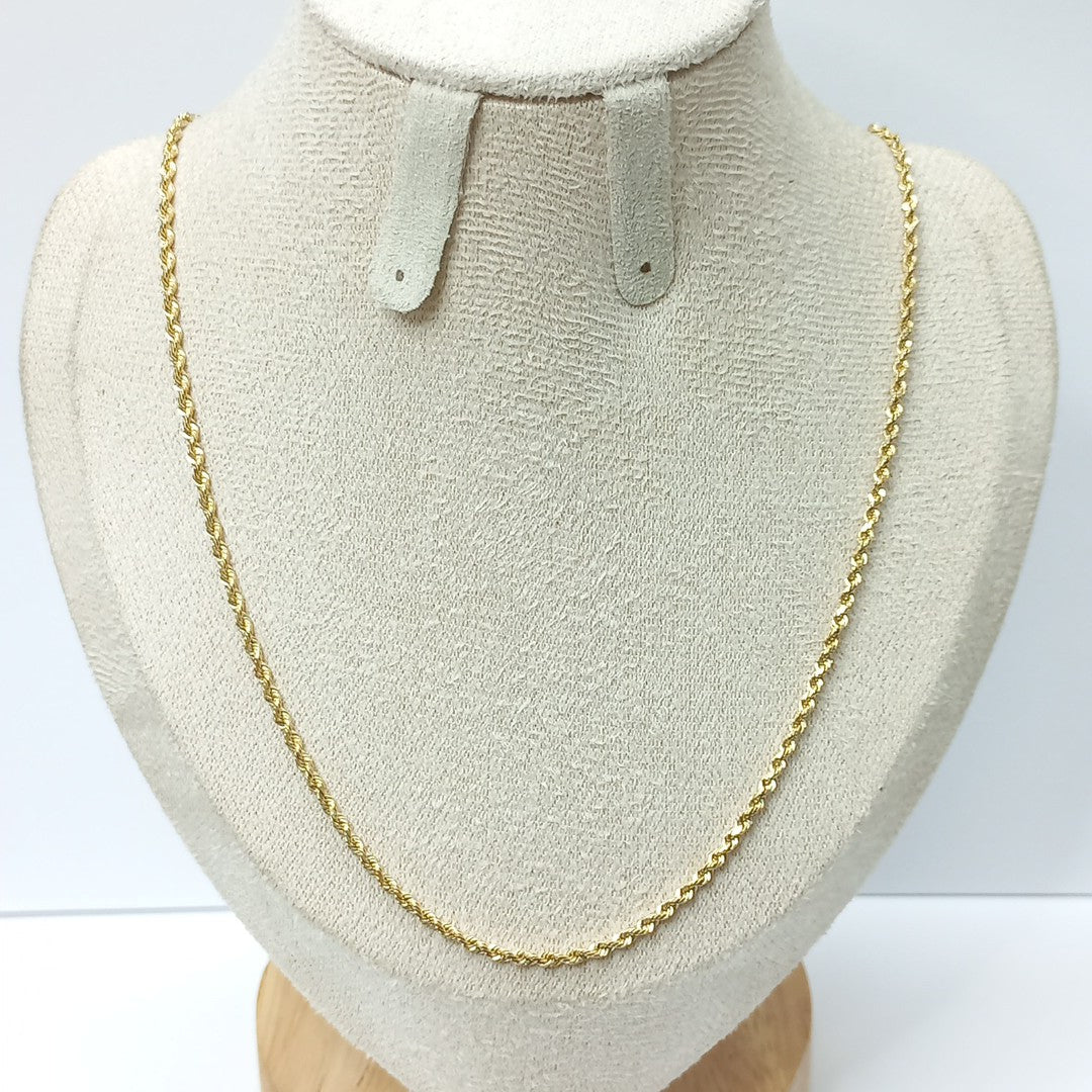 K1 7,20 GRMS 14 K ESPECIFICACIONES COMPLEMENTARIAS CADENA TORZAL 14K (SEMINUEVO)