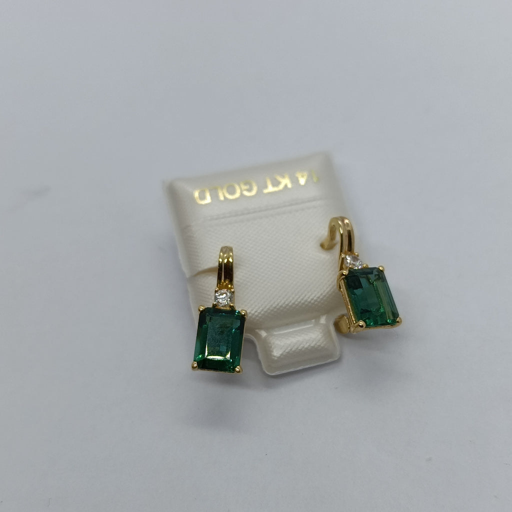 BROQUELES ORO 14K 3.4 (NUEVO)