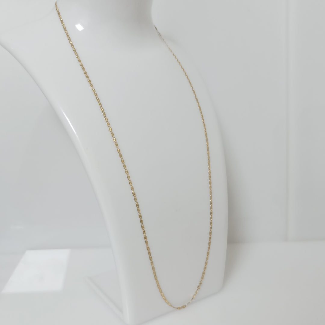 CADENA TEJIDO MARINERO 2.11GR 50 CM (NUEVO)