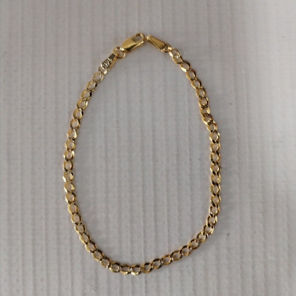 PULSERA BARBADA RODIO 1.8G 16 CM (NUEVO)