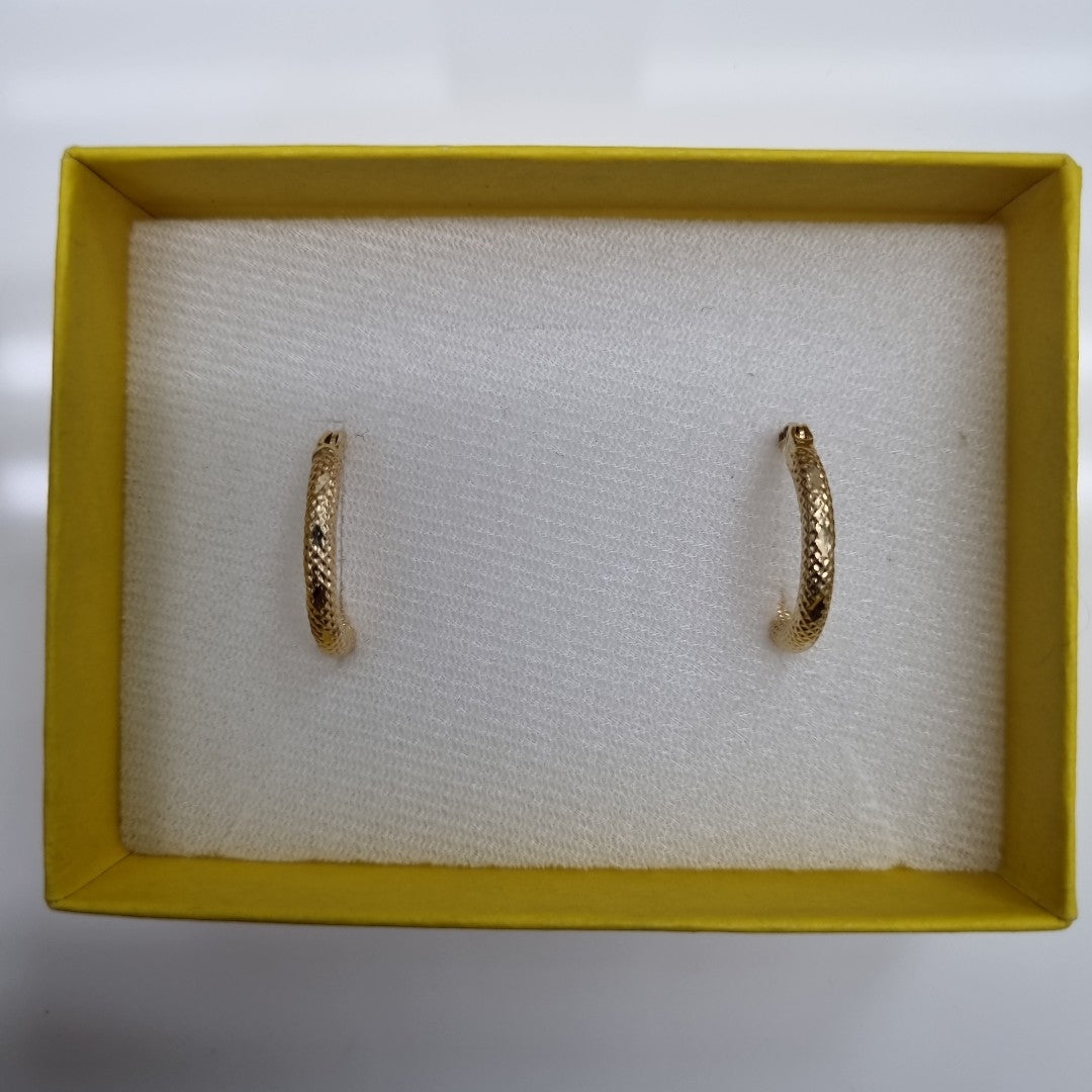 ARRACADAS ORO 14K 1.5 (NUEVO)