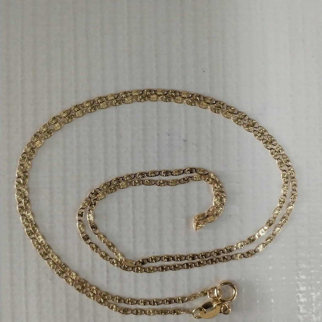 CADENA TEJIDO MARINERO 2.21GR 55 CM (NUEVO)