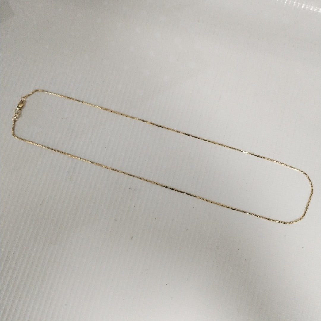 K1 4,30 GRMS 14 K ESPECIFICACIONES COMPLEMENTARIAS CADENA TEJIDO ESPECIAL (SEMINUEVO)