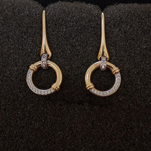 BROQUELES ORO 14K 4.1 (NUEVO)