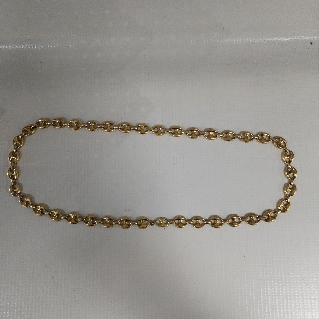 K1 35,30 GRMS 14 K ESPECIFICACIONES COMPLEMENTARIAS CADENA TEJIDO GUCCI GASTA (SEMINUEVO)