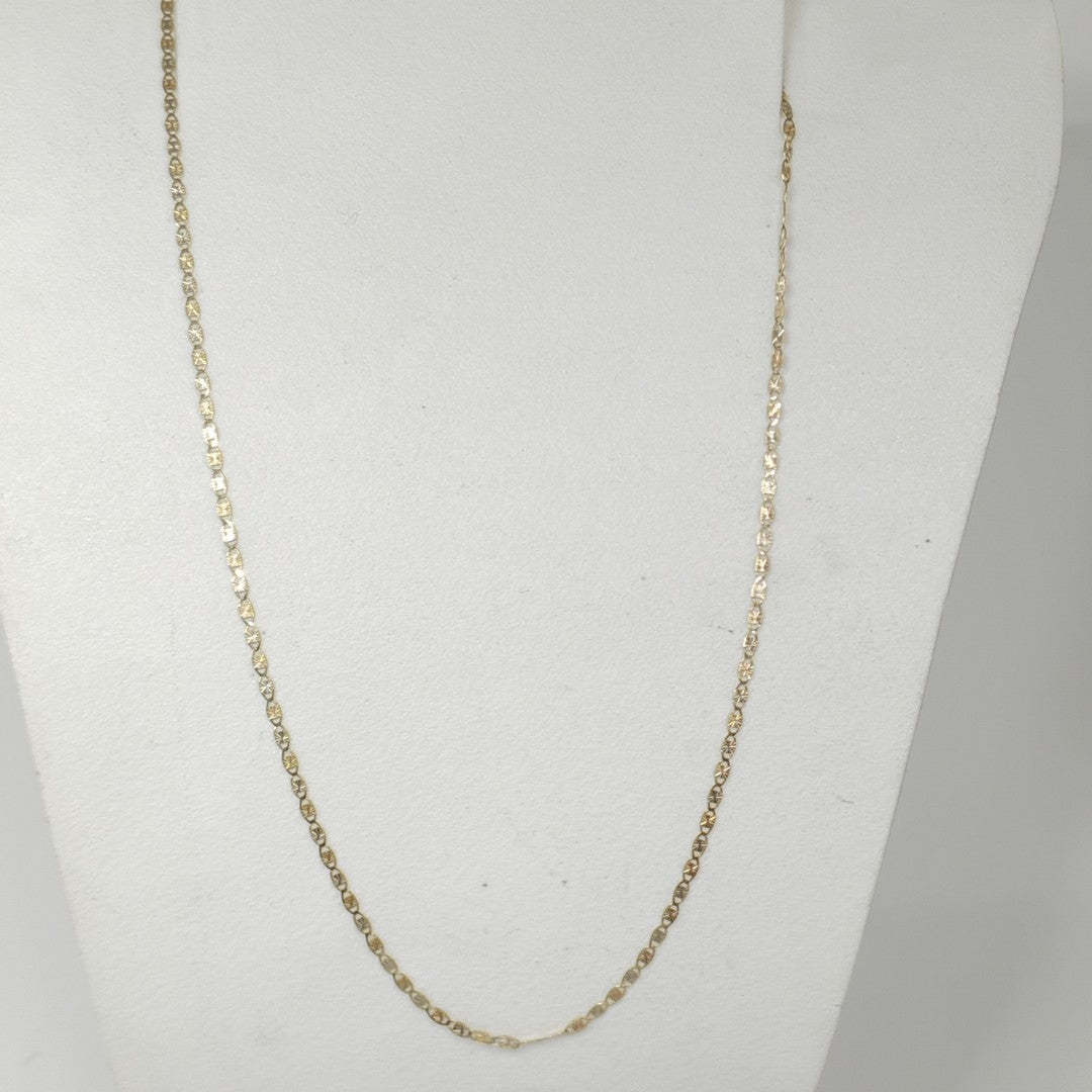 CADENA TEJIDO MARINERO 1.91GR 50 CM (NUEVO)