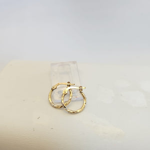 ARRACADAS PAR ORO 10 K 0.8 GRMS (SEMINUEVO)